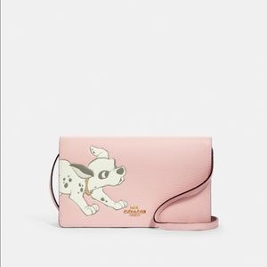 Disney X Coach Hayden Foldover Crossbody Clutch With Dalmatian
